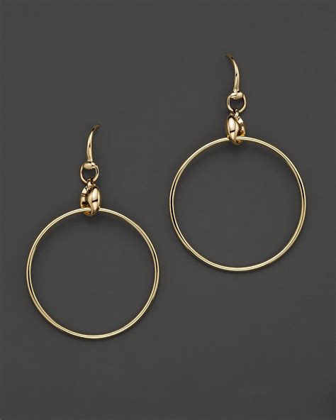 gucci marina chain hoop earrings|gucci sterling silver hoop earrings.